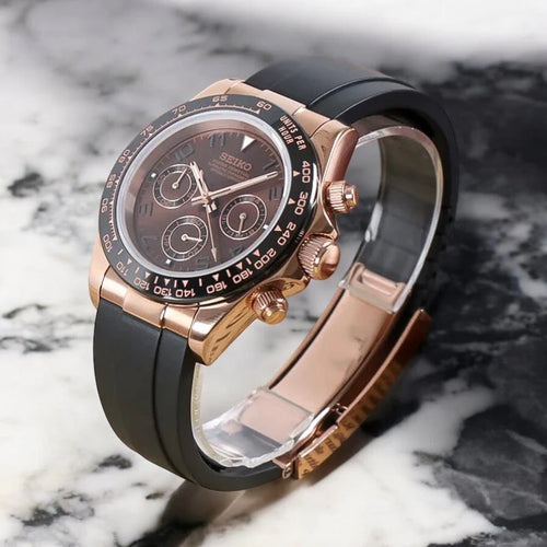 Seiko Mod Daytona Rose Gold VK63
