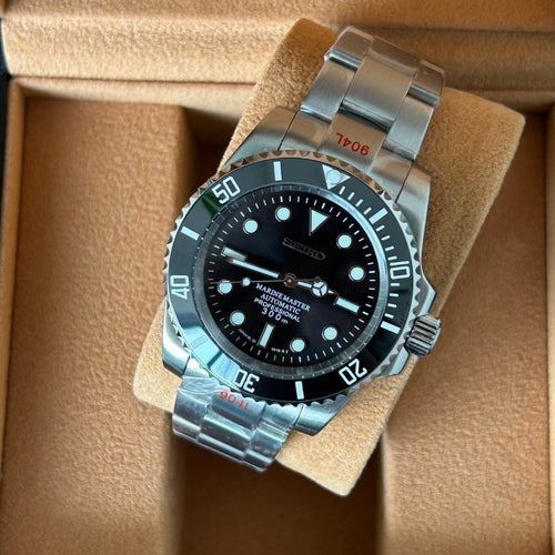 Seiko Mod Submariner Black NH35 Automático