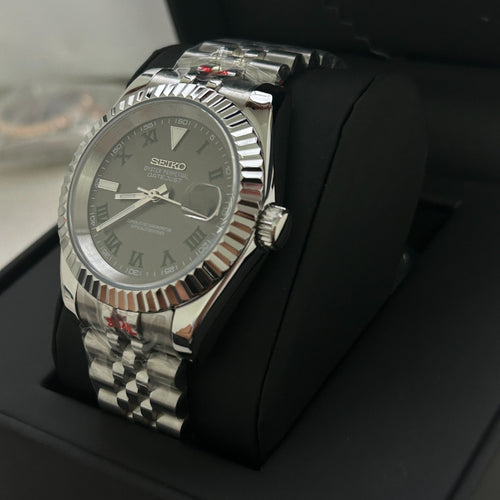 Seiko Mod Datejust Wimbledon NH35 Automático