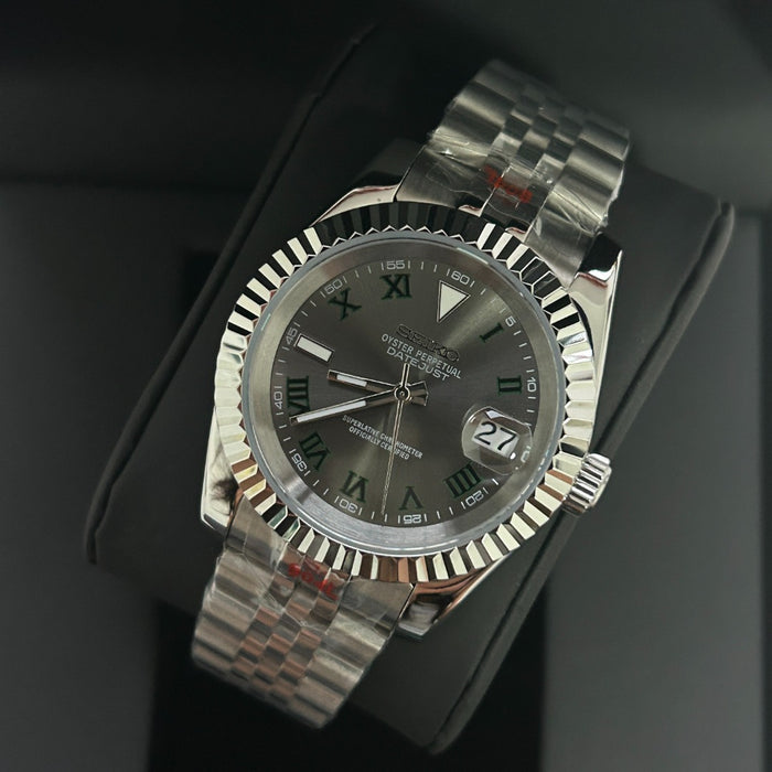 Seiko Mod Datejust Wimbledon NH35 Automatic