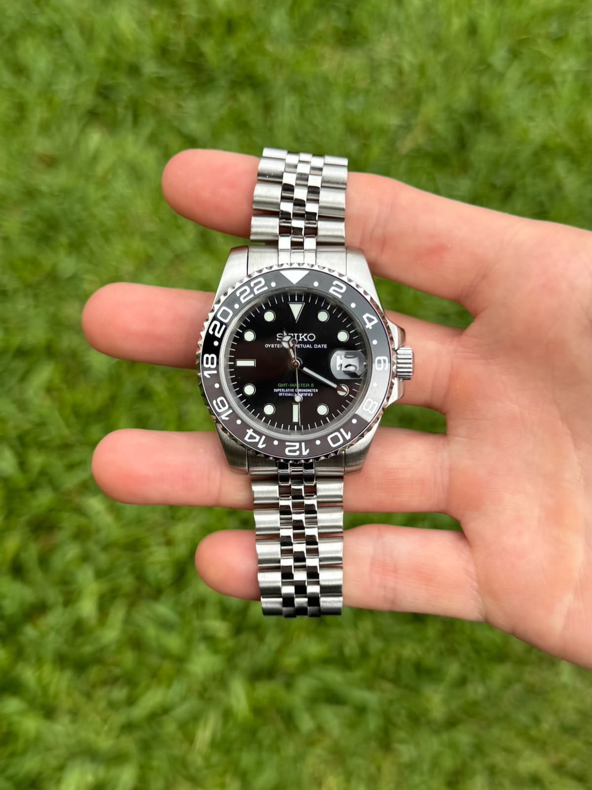 Seiko Mod Bruce Wayne NH35 Automático