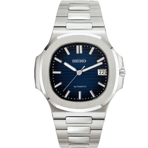 Seiko Mod Nautilus Blue NH35 Automático