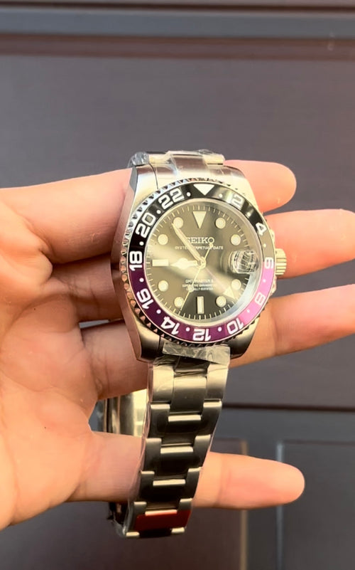 Seiko Mod GMT Joker NH34 Automático