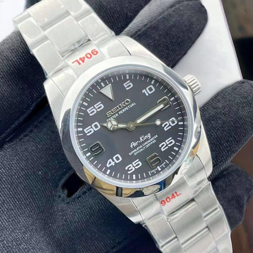 Seiko Mod Datejust Air King NH35 Automático