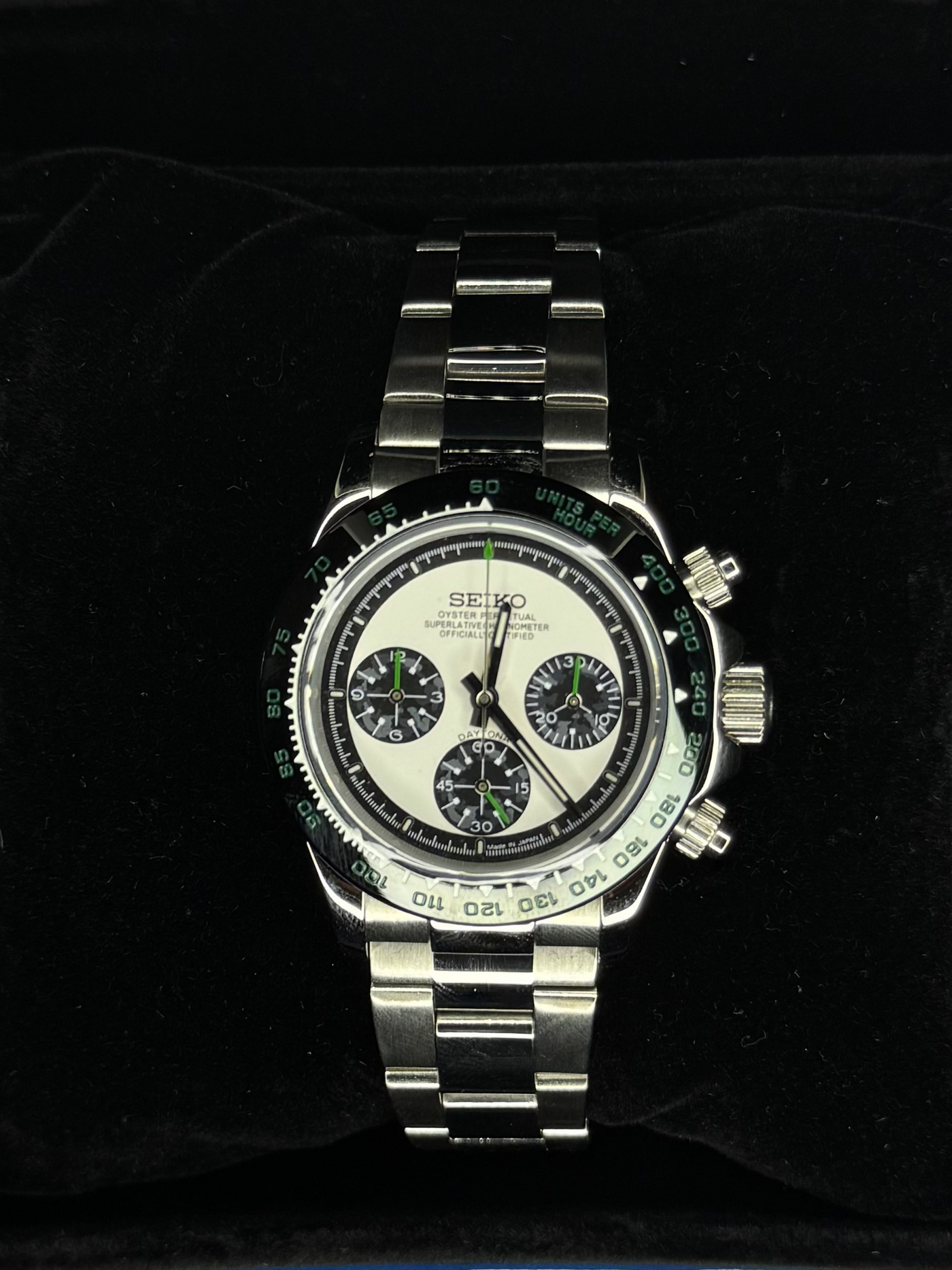Seiko Mod Daytona Personalizado VK63 MecaQuartz
