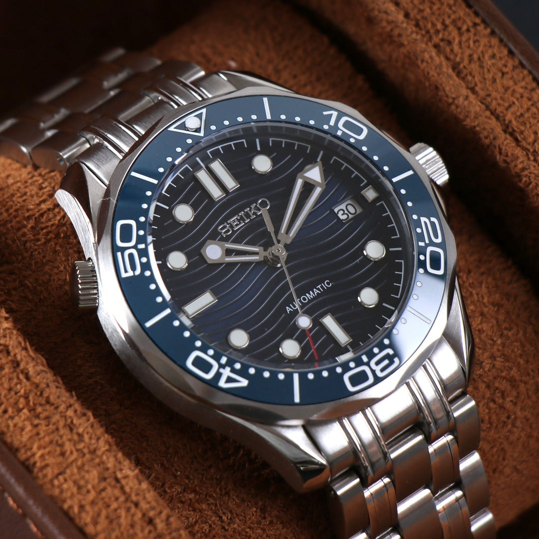 Seiko Mod Diver Blue NH35 Automatic