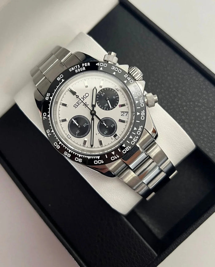 Seiko Mod Daytona tipo Prospex VK63 MecaQuartz