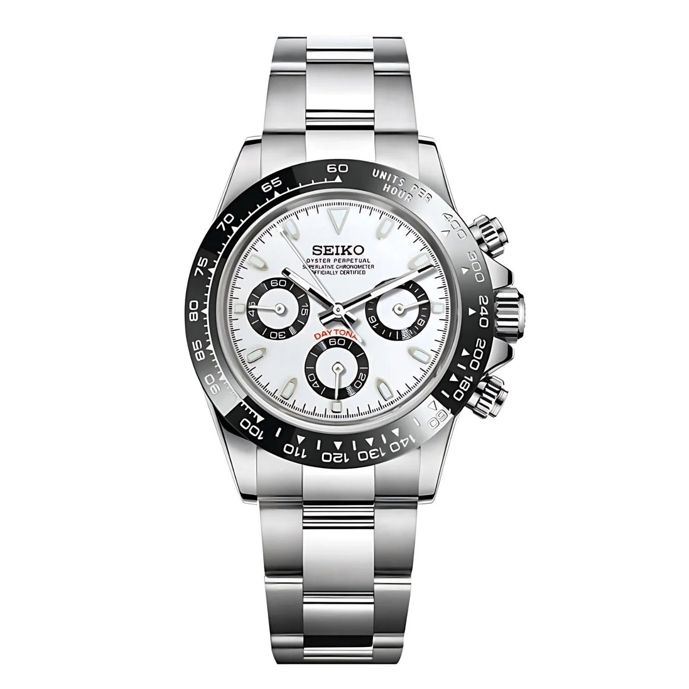 Seiko Mod Daytona Panda VK63 Chronograph