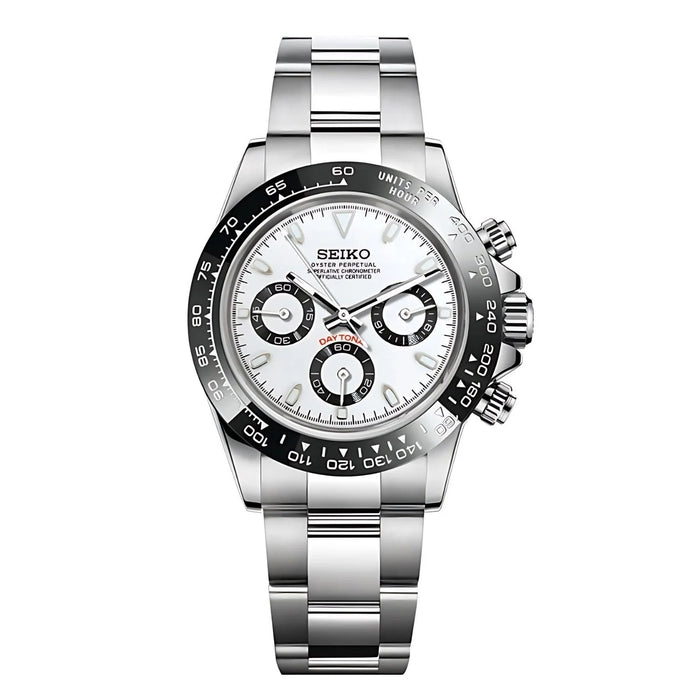 Seiko Mod Daytona Panda VK63 Chronograph