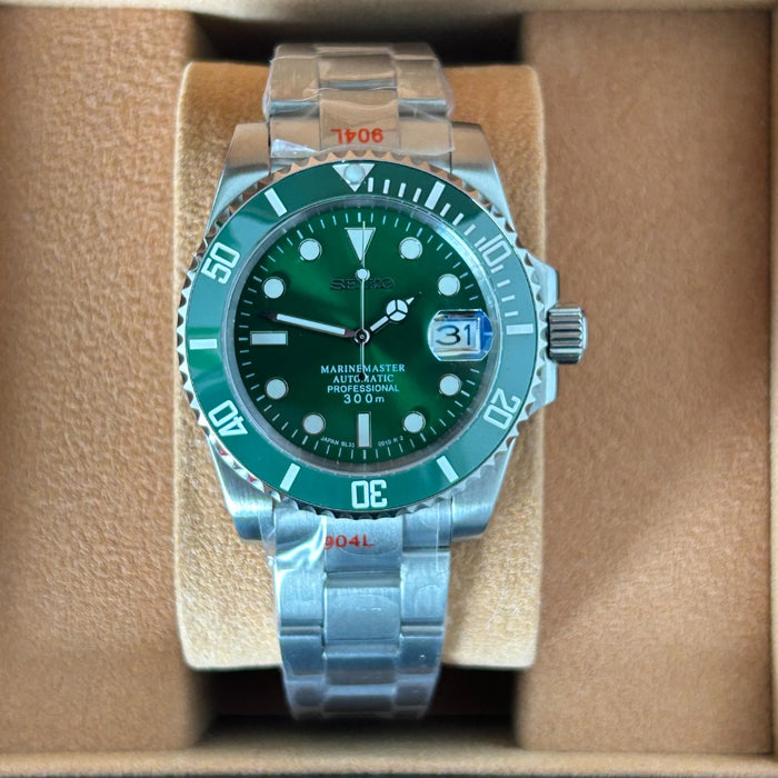 Seiko Mod Submariner Hulk NH35 Automatic