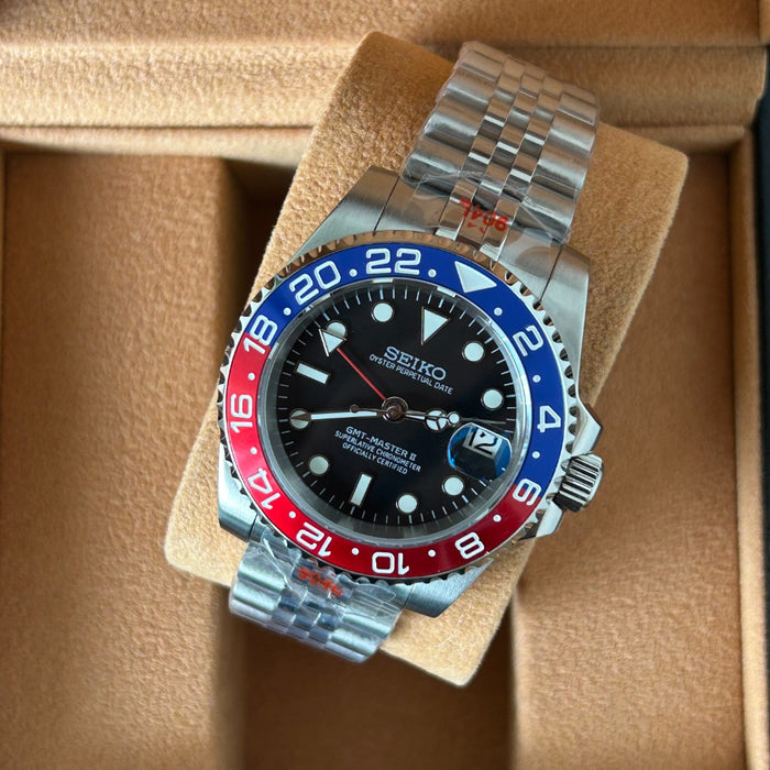 Seiko Mod GMT Pepsi NH34 GMT