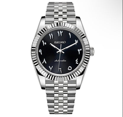 Mod Datejust Arabic Black