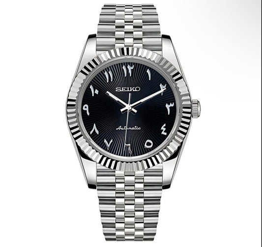 Mod Datejust Arabic Black