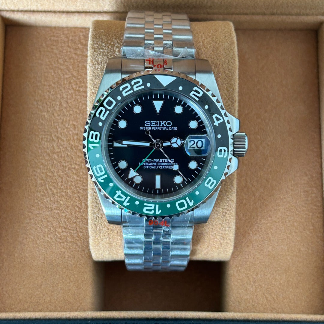Seiko Mod GMT Sprite NH34 GMT