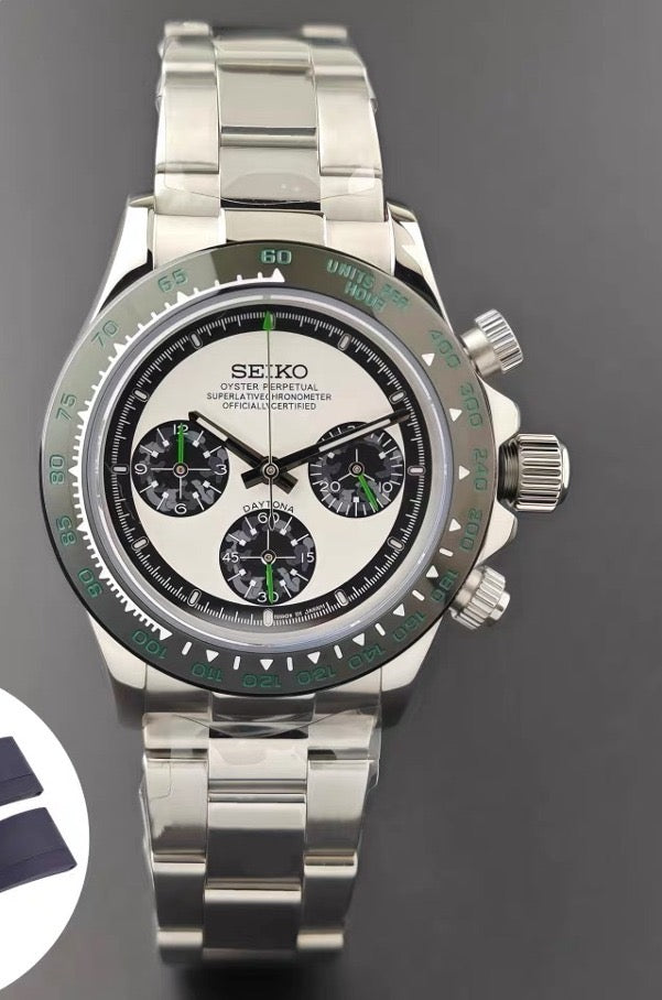 Seiko Mod Daytona Personalizado VK63 MecaQuartz