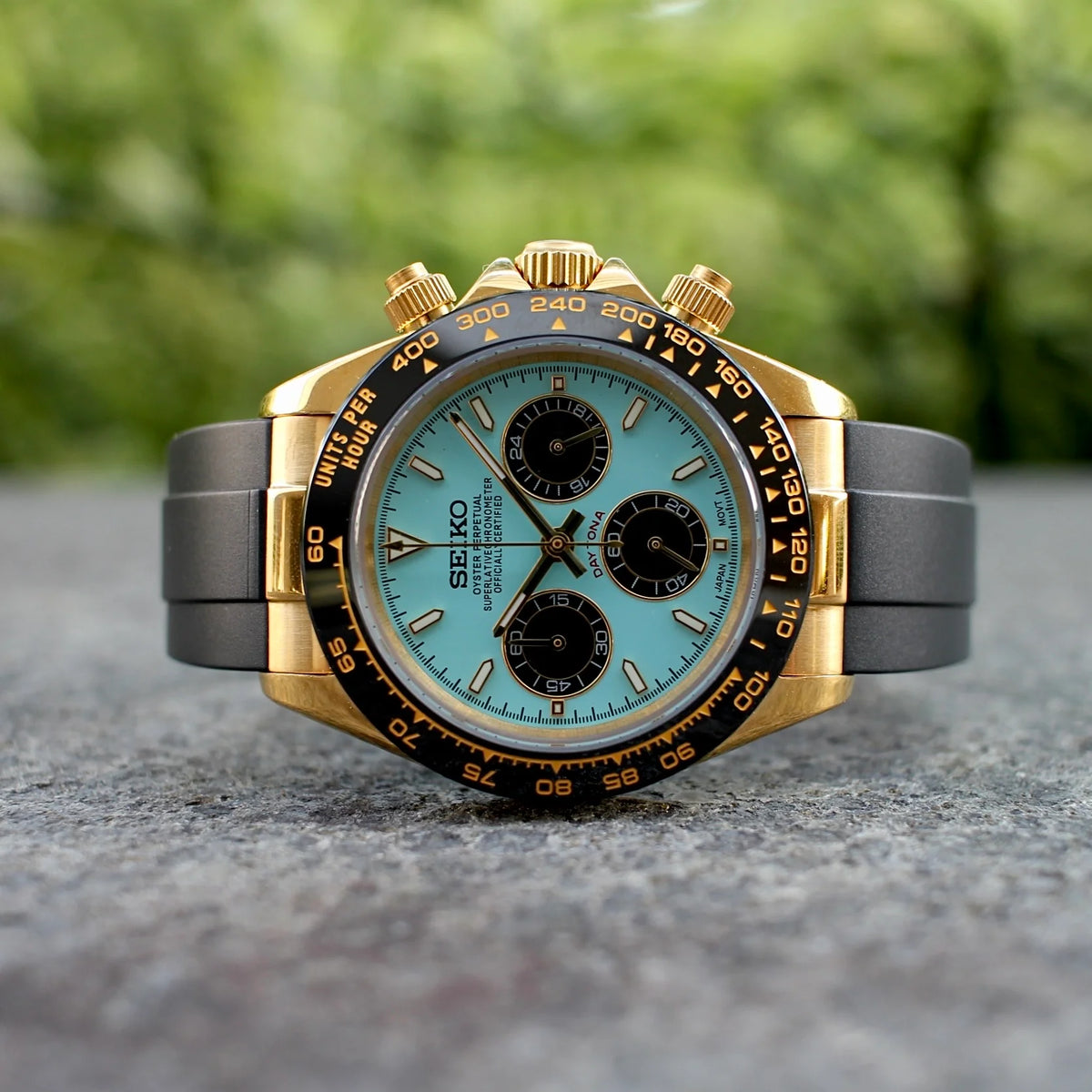 Seiko Mod Daytona Tiffany VK63 MecaQuartz