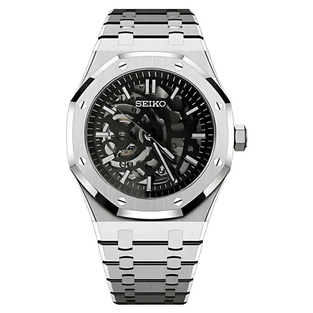 Seiko Mod Royal Oak Skeleton NH70 Automático