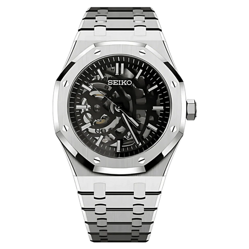 Seiko Mod Royal Oak Skeleton NH70 Automático
