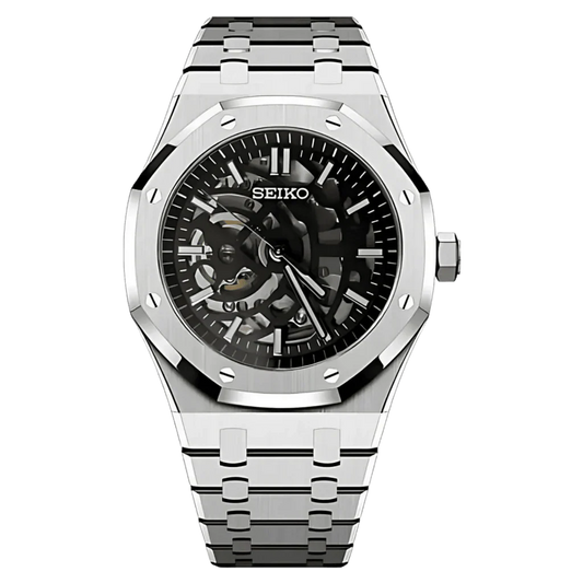 Seiko Mod Royal Oak Skeleton NH70 Automático